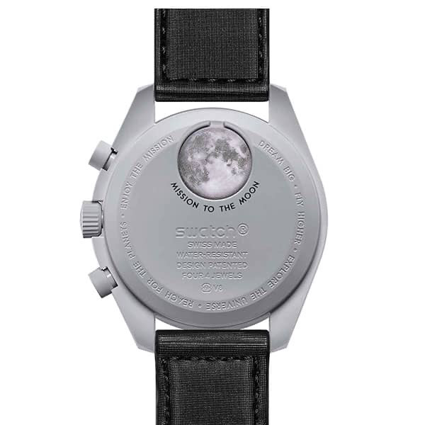 ساعت مردانه امگا سواچ مدل MISSION TO THE MOON SO33M100-HA