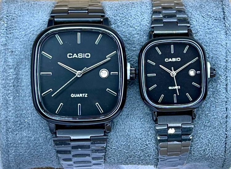 ساعت casio مدل اولدمانی تقویمدار-بند استیل