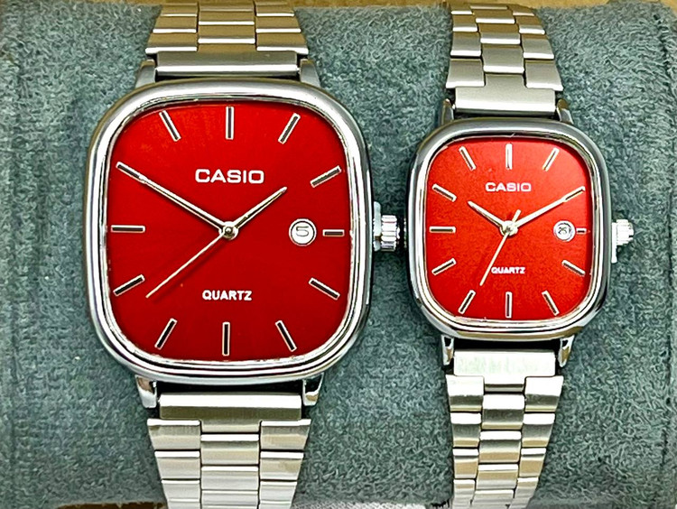 ساعت casio مدل اولدمانی تقویمدار-بند استیل
