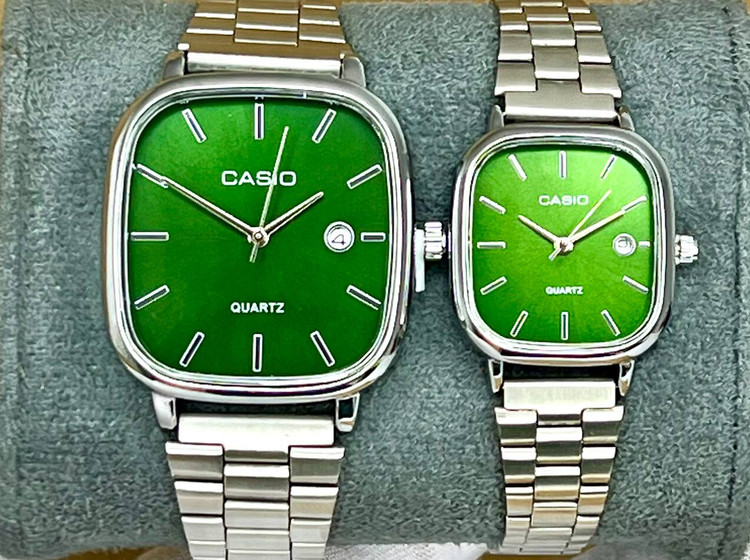 ساعت casio مدل اولدمانی تقویمدار-بند استیل