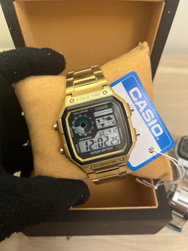 ساعت مردانه دیجیتالی کاسیو Casio جهان نما - بند استیل