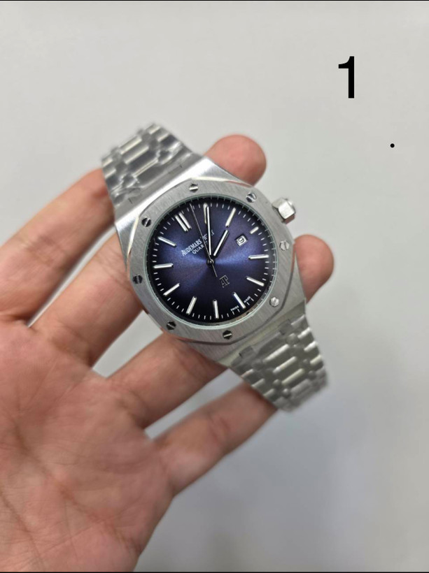 ساعت مردانهAp -موتورژاپنی بند استیل-Audemars Piguet