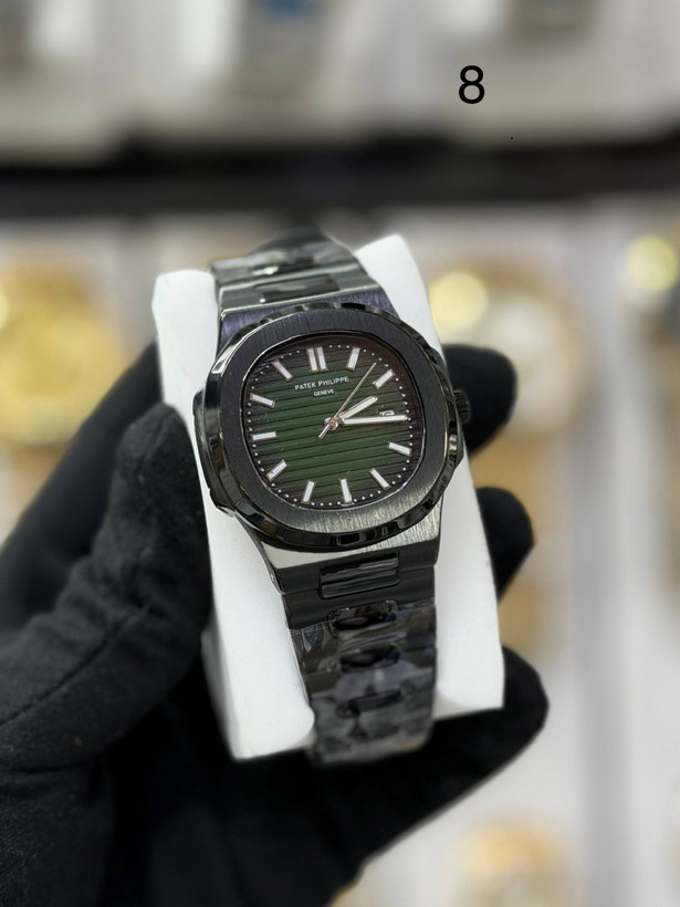 ساعت مردانه پتک فلیپ ناتیلوس بند استیل-Patek Philippe NAUTILUS موتور ژاپنی
